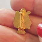 Vintage High School Letter Lapel Pin Choir Gold Tone Lyre Harp Music O 5 