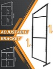 2 4 Pack 3-tier Cargo Shipping Container Shelving Shelf Brackets 24  D X 60  H