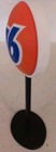 Vintage  76  Gas Station Miniature Sign Display Diorama  3d Printed  7  Tall 