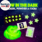 Galaxy Slime Kit For Kids Ages 8   12  Diy Space Slime Set With Glow-in-the-dark S