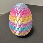 Fantasy Dragon Figurine With Dragon Egg Container  Colorful Multicolor Theme