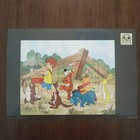 Set Of 7 Disney Stamp Sheets Including Mickey Donald And Others