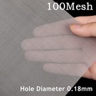1pack 100 Mesh 304 Stainless Steel Woven Wire Mesh  Never Rust  Hard And Heat   