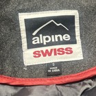 Alpine Swiss Women   s Jacket Coat Small Gray Wool Blend Double Breasted Peacoat