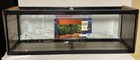 New 40 Gallon Long Aquarium     Marineland Show Tank     Black Silicone     Rare Size