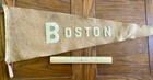Rare Vintage Boston Felt Pennant - Stitched Felt Lettering  1930s-1940s 