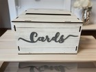 Wooden Wedding Card Box For Reception Money Envelopes bridal   Baby Showers     