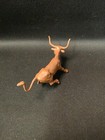 Vintage Marx Roy Rogers Brown Long Horn Steer Western Playset Pieces   Figures