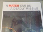 Vintage Original 1958 Smokey Bear Deadly Missile Tn State Fire Prevention Poster