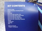 New United Airlines Brooks Brothers Sealed 12 Piece Amenity Kit In Zippered Bag