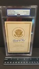 President Gerald Ford Signed Bookplate Psa Certified Oversized 