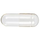 1 2 5 10k Empty Gelatin Capsules Size 00 Joined Clear Non-gmo Kosher Halal