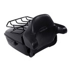 Black King Trunk Mount Rack Fit For Harley Pack Touring 2014-up Us