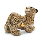 Artesania Rinconada Leopard 2025 Figurine Made Uruguay Gift Boxed F260