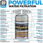 20 Stage Shower Head Filter Purifier With Filter For Hard Water Softener filter
