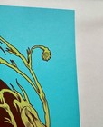 Queens Of The Stone Age Bangor Me 2014 Jermaine Rogers Poster Blue Razz Pp 3 3