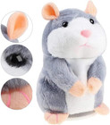 Talking Hamster Repeats What You Say Mimicry Pet Plush Buddy Electronic Mouse In