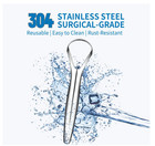2-pack Tongue Scraper  100  304 Surgical Stainless Steel Tongue Cleaner For Both