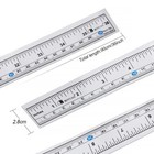 8 Pcs Self-adhesive Tape Measure Workbench Ruler Measuring Tape Left To Right
