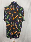 Nwts Men   s Hawke co Black Beer Bottlegolf Polo Short Sleeve Collar Shirt-size Xl