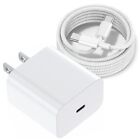 Original Oem Usb-c Fast Charger For Iphone 16 15 Pro Max Plus Type C Woven Cable