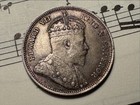 East Africa   Uganda 50 C 1910 Km4 Ag800 Better Date Mtg  100 000 Rare This Nice