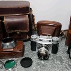 Vintage Voigtlander Prominent Range Finder Camera   Telomar 100m F5 5  Great 