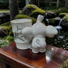 Baby Elephant Vintage - Ceramic Glazed Porcelain