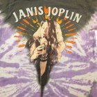 Janis Joplin Psychedelic 60s Music Tour Concert Tee T Shirt Mens S Tie Dye