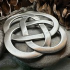 New Pewter Celtic Dara Knot Brooch  Irish Pin  Scottish Brooch  Ladies Gift