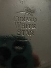 1939 Cunard White Star Line Kosher Service Bowl  Ellington Silver Plate 33758