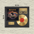 Gold Plated Lp Vinyl - Rainbow - Memorabilia Music Gift   Pgr
