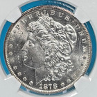 1878 Cc  Morgan Silver Dollar -- Ngc Ms-64  -- Carson City Mint -- 1st Year