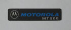 New Label For Your Motorola Mt500 Radio Walkie Talkie Or Ghostbusters Prop