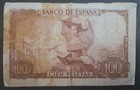 1965 Spain 100 Pesetas P150  C1889692 