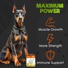 Zeno 11-in-1 Muscle Gain Chews - Weight Gain Supplements For Dogs With High Prot