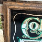 Rare Antique Colt Firearms Company Advertisement Mirror Framed Vintage Bar Decor