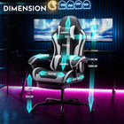 Gaming Chair  Ergonomic Computer Chair With Footrest And Lumbar Support  Height