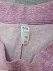Justice Girls Size 10 Purple With White Trim Heathered Athletic Shorts