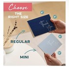 Vns Creations Thank You Cards With 100 Pack - 4 X 6  value Pack   Navy Blue 