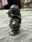 Vintage 1980s Tinn Per Norway Pewter Viking Woman Figurine