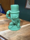 Vintage 1960s Walt Disney Productions Jiminy Cricket Hard Plastic Green Figurine