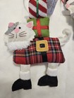 Lot Of 4  New Felt Ornaments Christmas Holiday Cat Dog