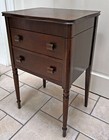 Beautiful Antique Caswell Runyan Co Perfect Sewing Cabinet Or End Table