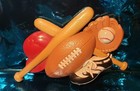 1990s Vintage Burwood Sports Wall Plaques set Of 4