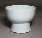 A Very Fine beautiful Korean White Glazed High Footed Bowl-19th C    Korea  Jose