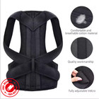 Adjustable Posture Corrector Low Back Support Shoulder Brace Belt For Men Women 