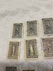 Canada british Columbia revenue Law Stamp  10 Cents   lot Of 15 Stamps used