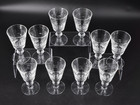 1818 Crystal Collection Libbey Glass Jamestown Vtg Set Of 10 Wine Goblets 5 25   