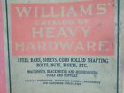 Vint Williams Catalog Of Heavy Hardware No 24 Machinists Blacksmiths Horseshoers